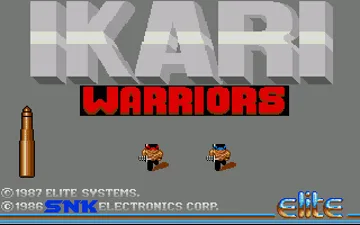 Ikari Warriors screen shot title